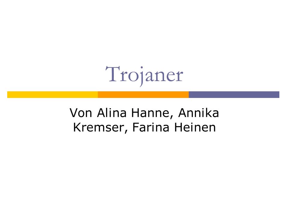 Von Alina Hanne, Annika Kremser, Farina Heinen