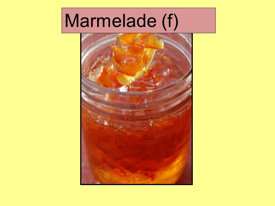 Marmelade (f)