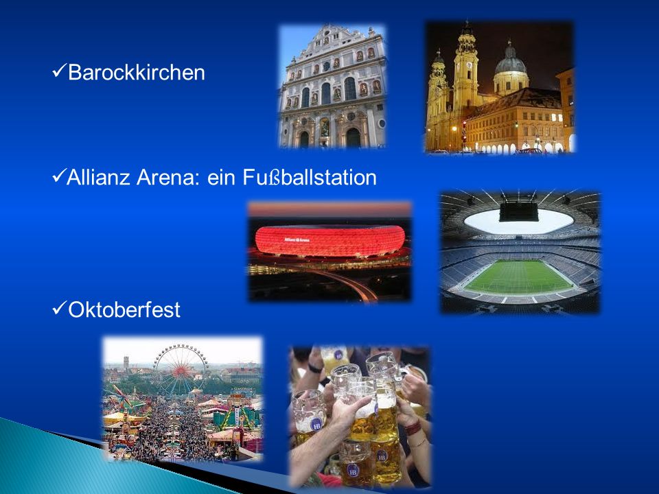Barockkirchen Allianz Arena: ein Fußballstation Oktoberfest