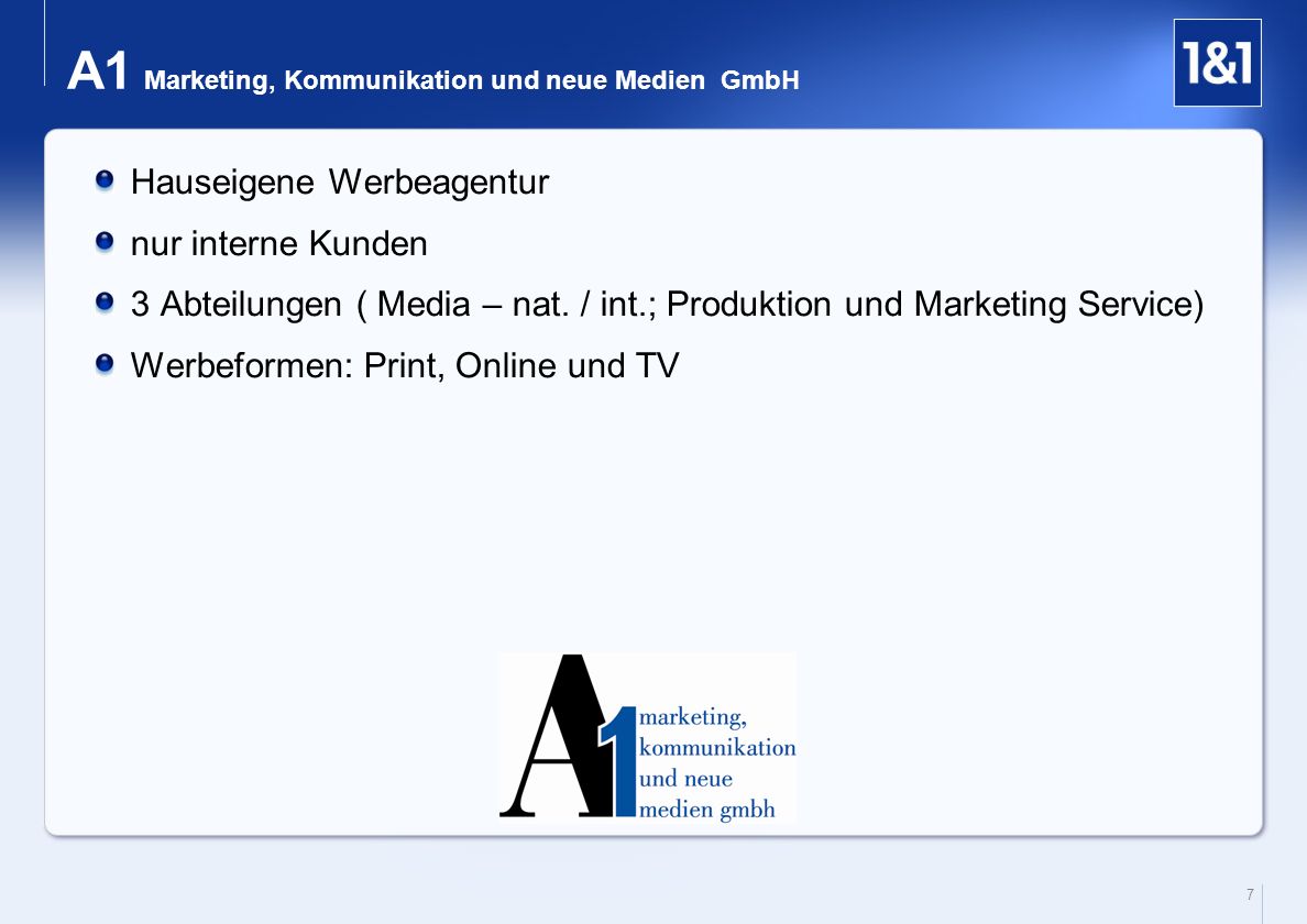 A1 Marketing, Kommunikation und neue Medien GmbH