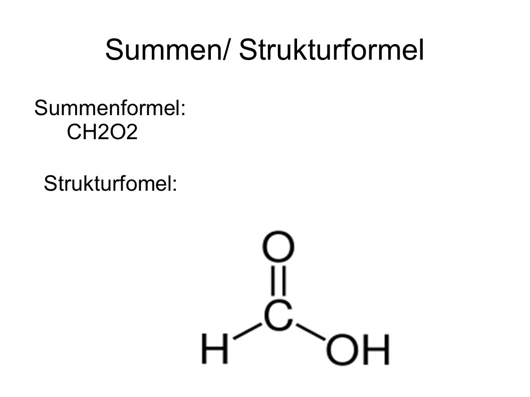 Summen/ Strukturformel