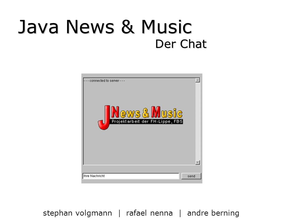 Java News & Music Der Chat