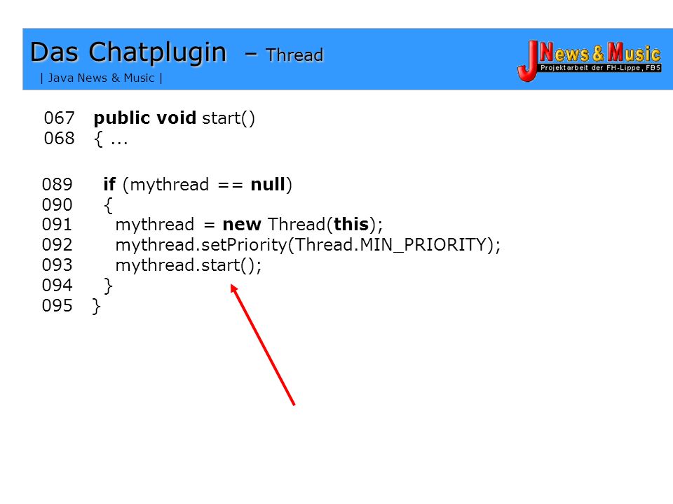 Das Chatplugin – Thread