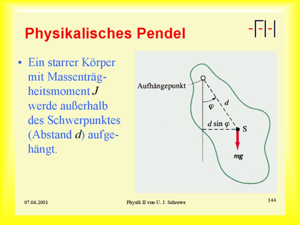 Physikalisches Pendel