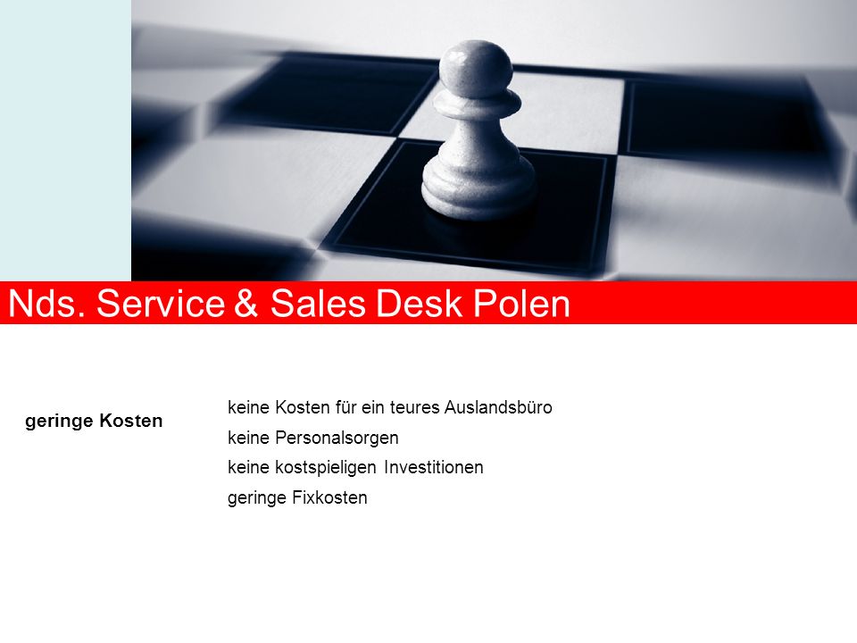 Nds. Service & Sales Desk Polen