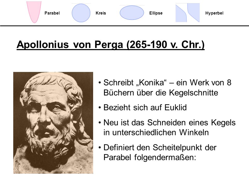 Apollonius von Perga ( v. Chr.)