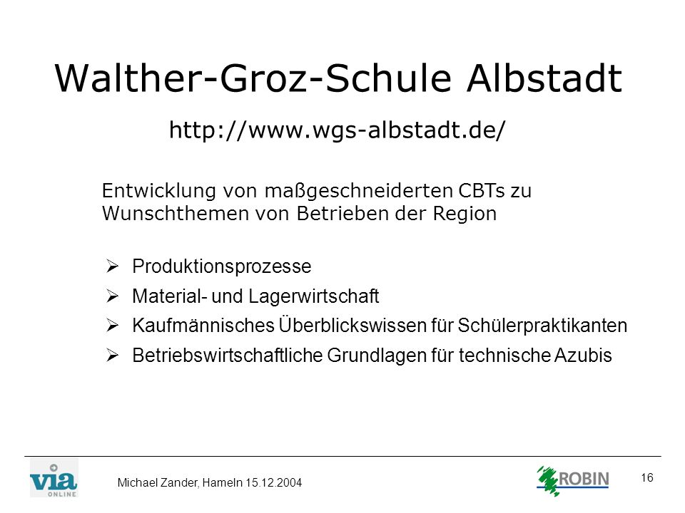 Walther-Groz-Schule Albstadt