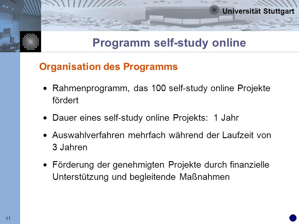 Programm self-study online