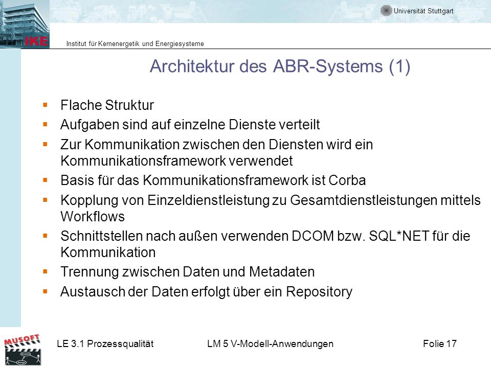 Architektur des ABR-Systems (1)