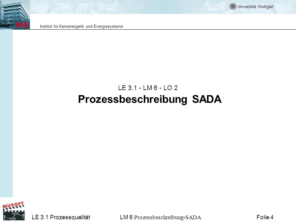 LE LM 6 - LO 2 Prozessbeschreibung SADA