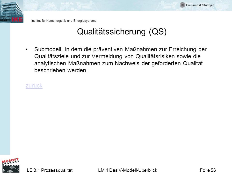 Qualitätssicherung (QS)