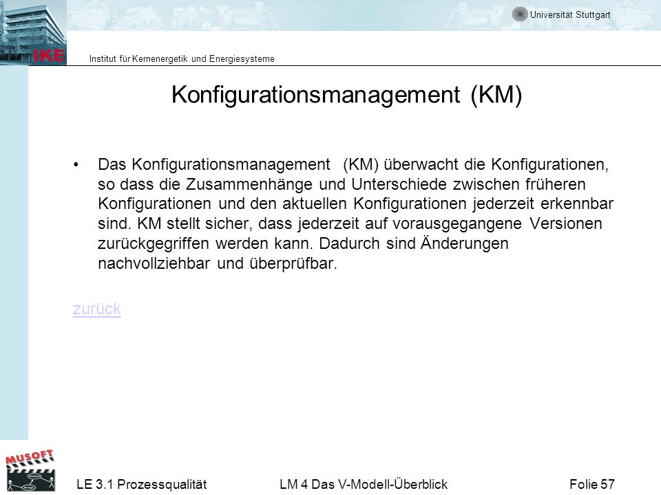Konfigurationsmanagement (KM)