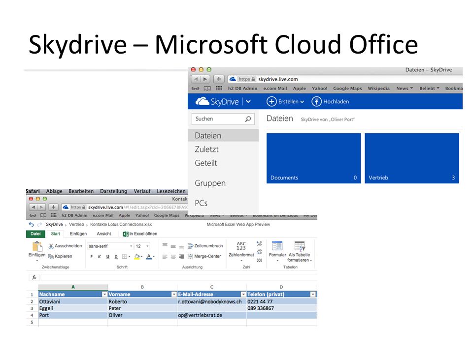 Skydrive – Microsoft Cloud Office