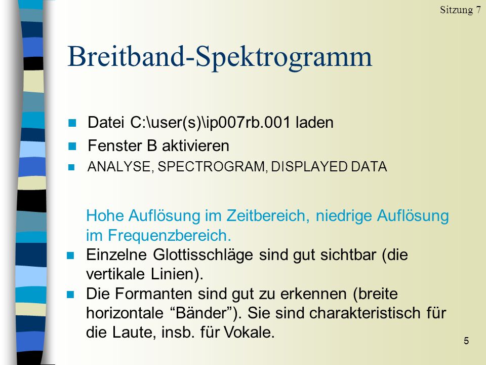 Breitband-Spektrogramm
