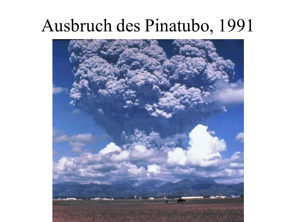 Ausbruch des Pinatubo, 1991
