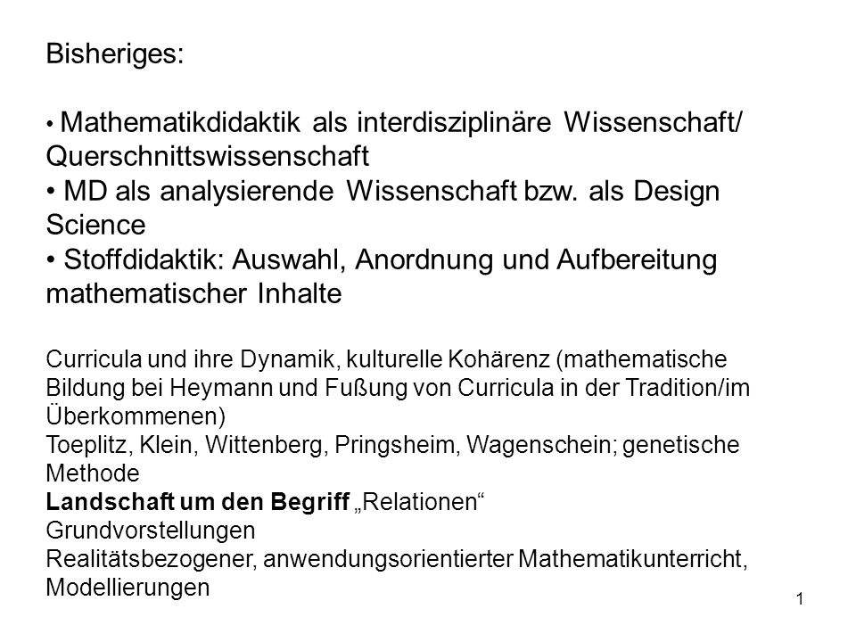 MD als analysierende Wissenschaft bzw. als Design Science