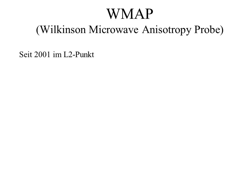 WMAP (Wilkinson Microwave Anisotropy Probe)