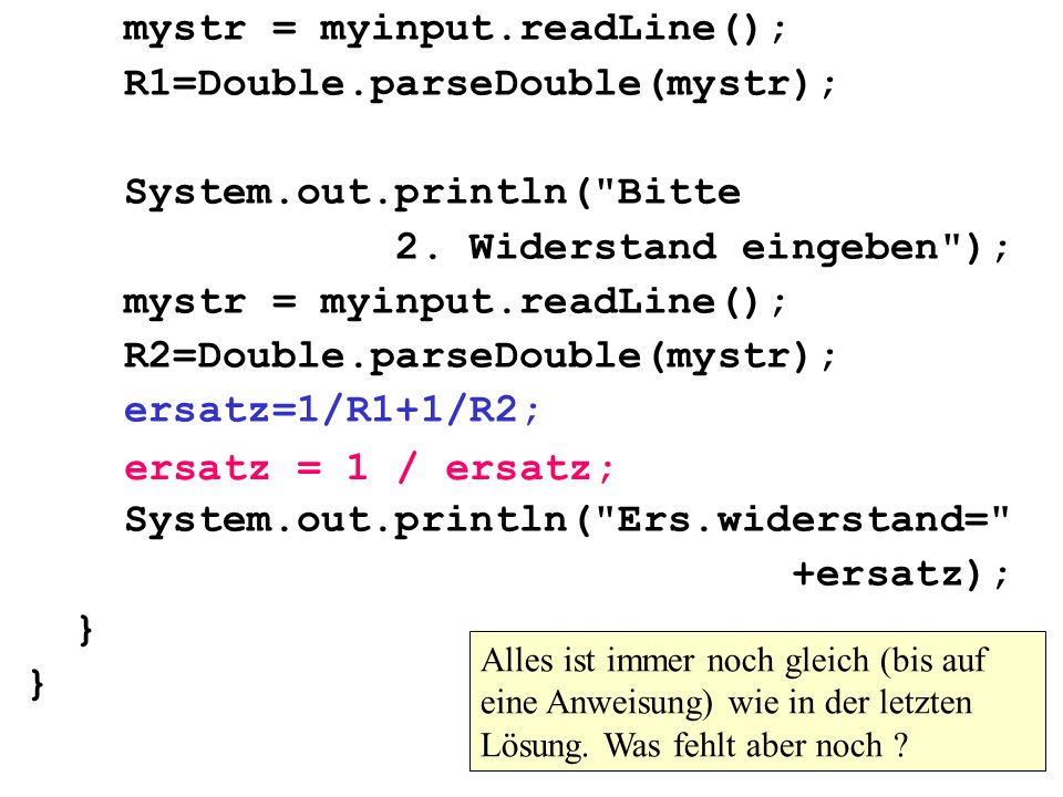 mystr = myinput.readLine(); R1=Double.parseDouble(mystr);