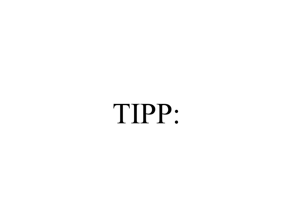 TIPP:
