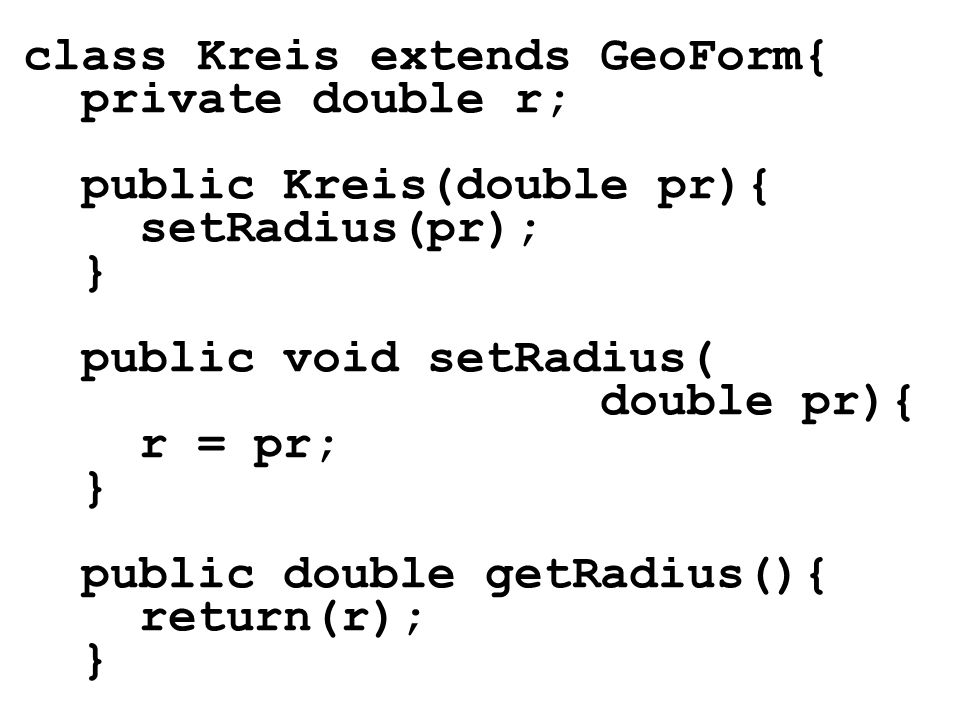 class Kreis extends GeoForm{