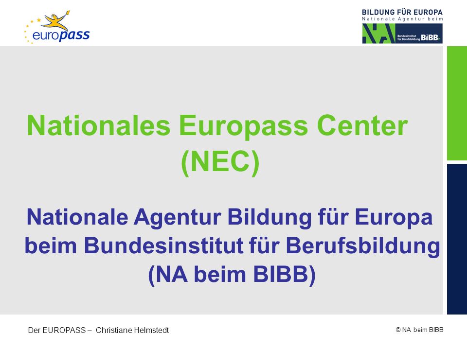 Nationales Europass Center (NEC)
