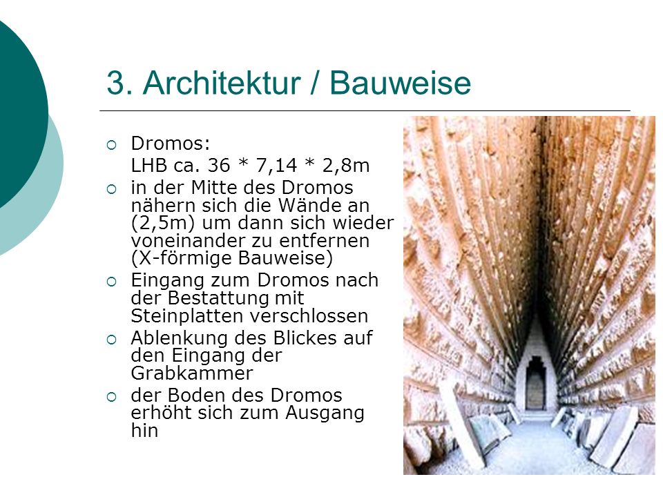 3. Architektur / Bauweise