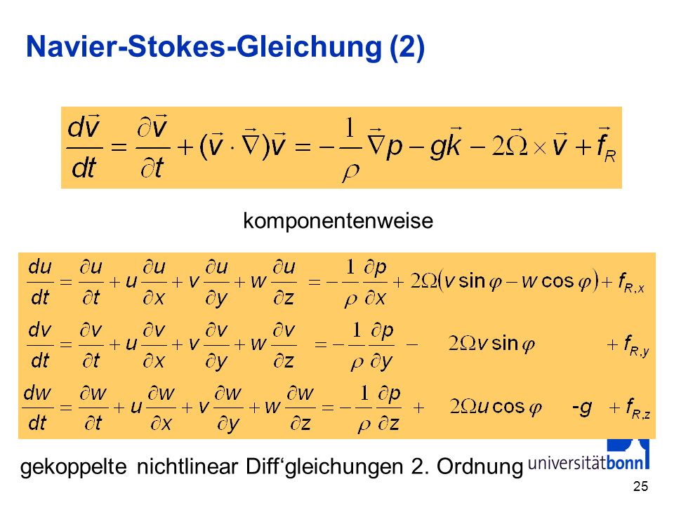 Navier-Stokes-Gleichung (2)