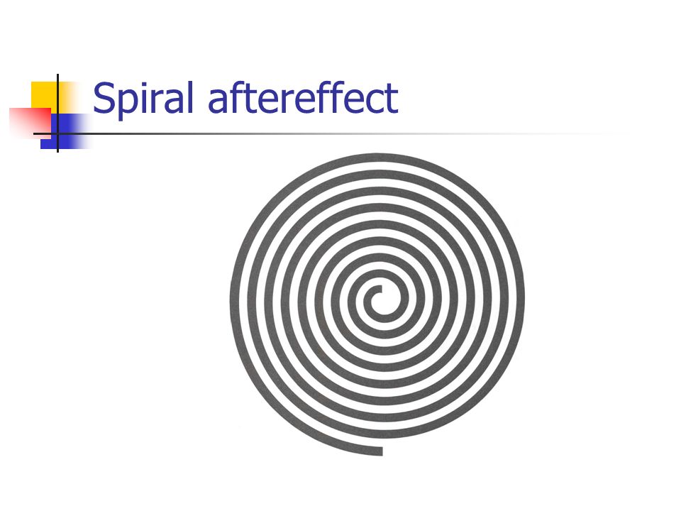 Spiral aftereffect