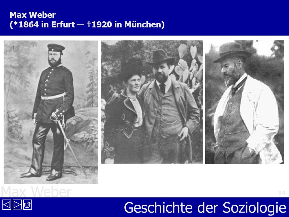 Max Weber (*1864 in Erfurt — †1920 in München)