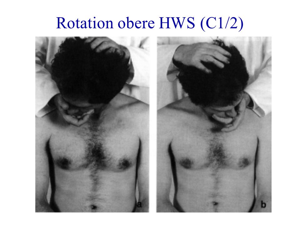 Rotation obere HWS (C1/2)
