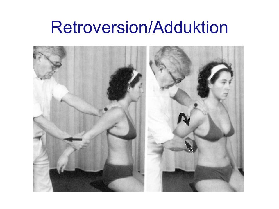 Retroversion/Adduktion