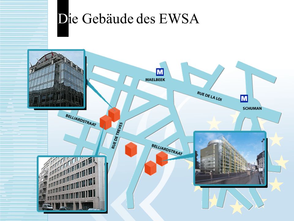 Die Gebäude des EWSA