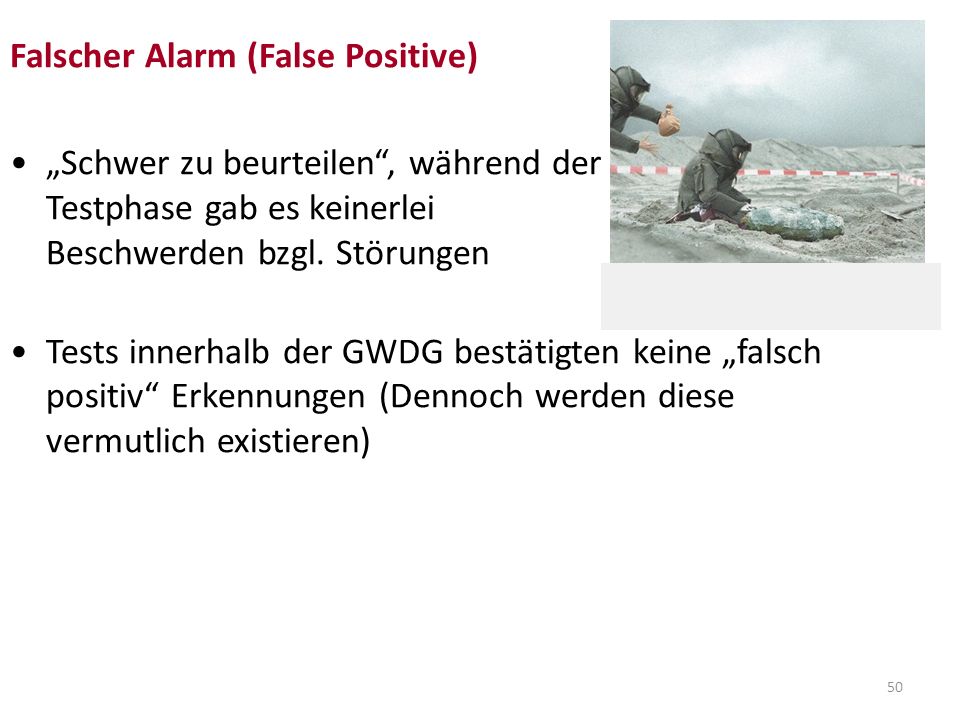 Falscher Alarm (False Positive)