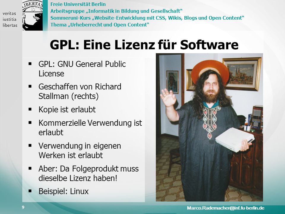 GPL: Eine Lizenz für Software