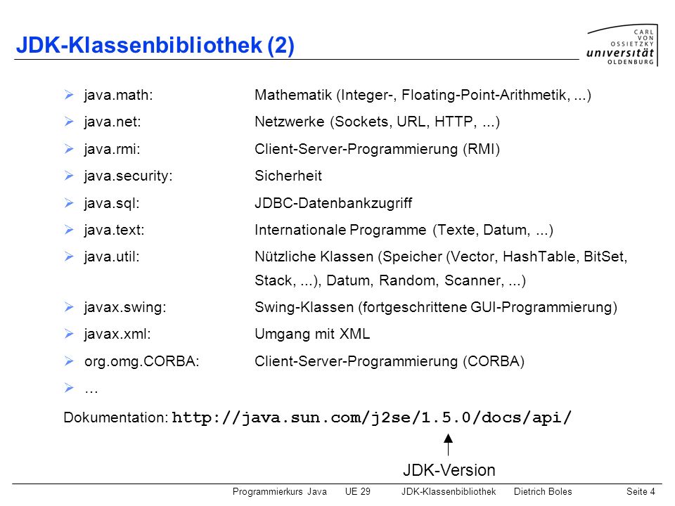 JDK-Klassenbibliothek (2)