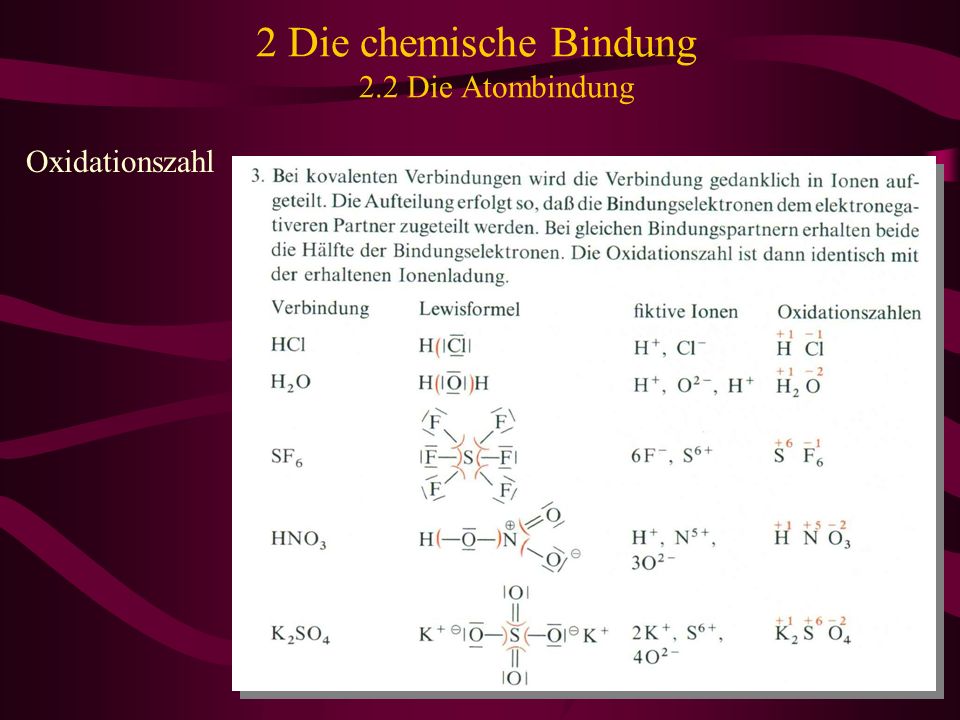 2 Die chemische Bindung 2.2 Die Atombindung