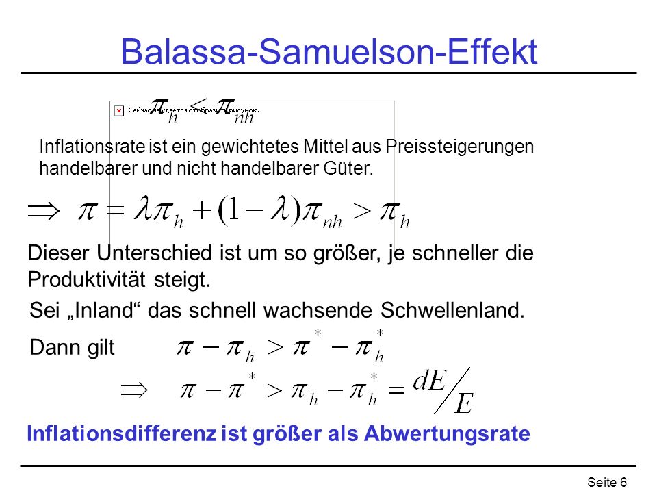Balassa-Samuelson-Effekt