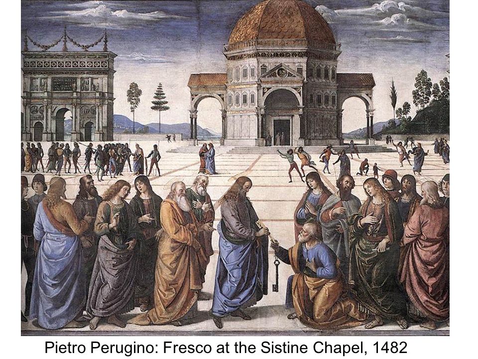 Pietro Perugino: Fresco at the Sistine Chapel, 1482