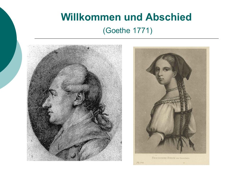 Willkommen und Abschied (Goethe 1771)