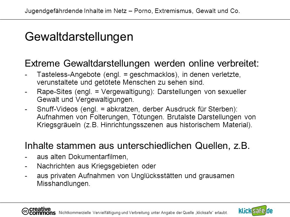 Jugendgefährdende Inhalte im Netz – Porno, Extremismus, Gewalt und Co.
