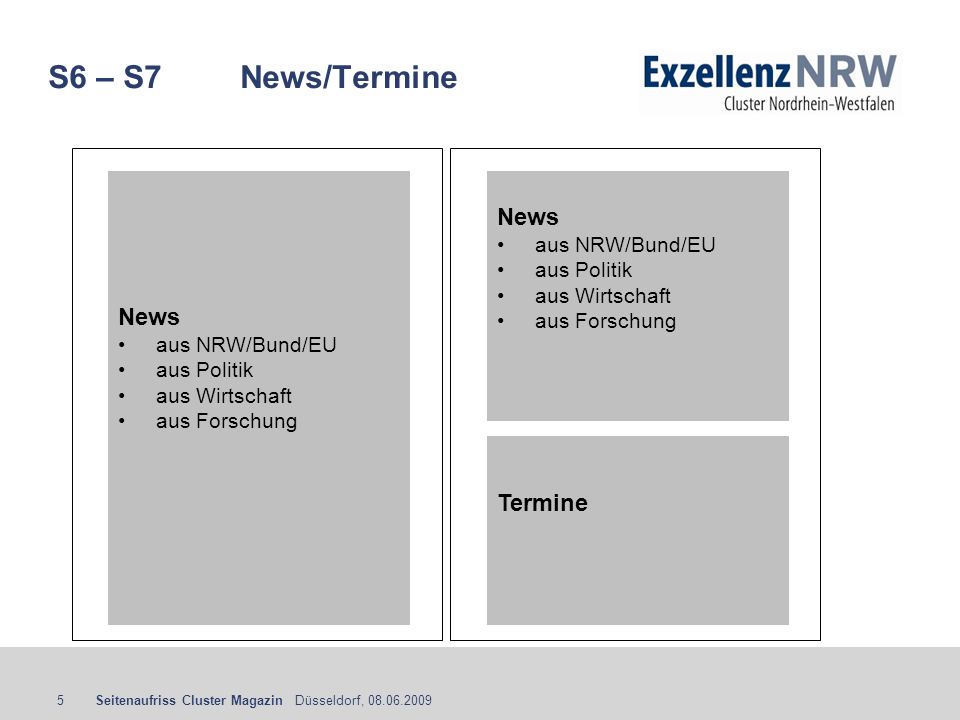 S6 – S7 News/Termine News News Termine aus NRW/Bund/EU aus Politik