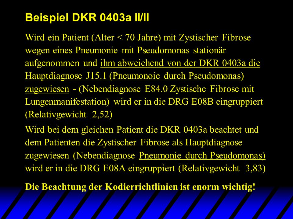 Beispiel DKR 0403a II/II