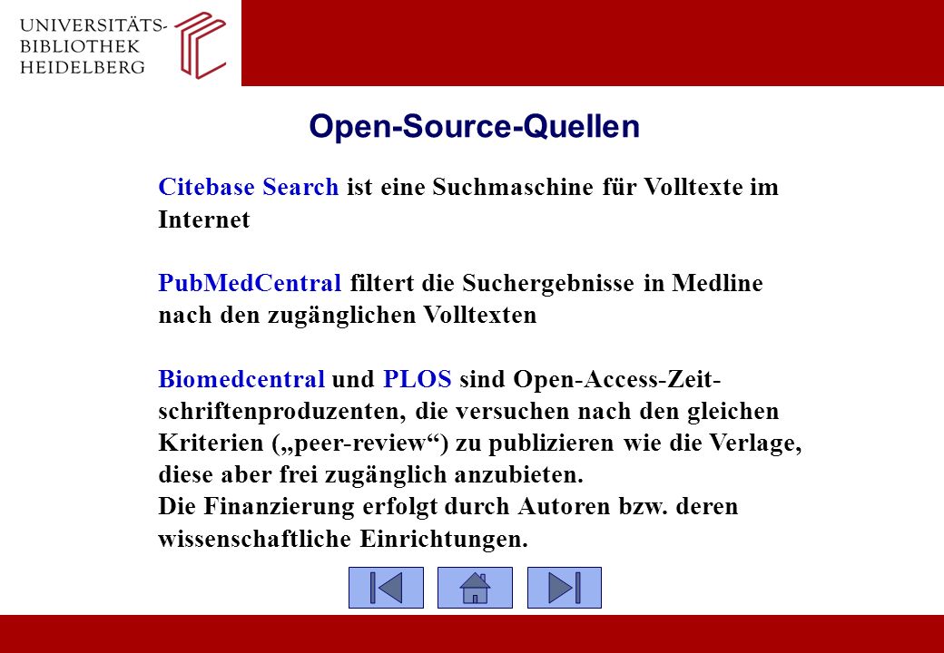 Open-Source-Quellen Citebase Search ist eine Suchmaschine für Volltexte im Internet.