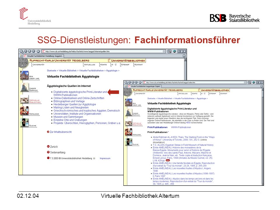 SSG-Dienstleistungen: Fachinformationsführer