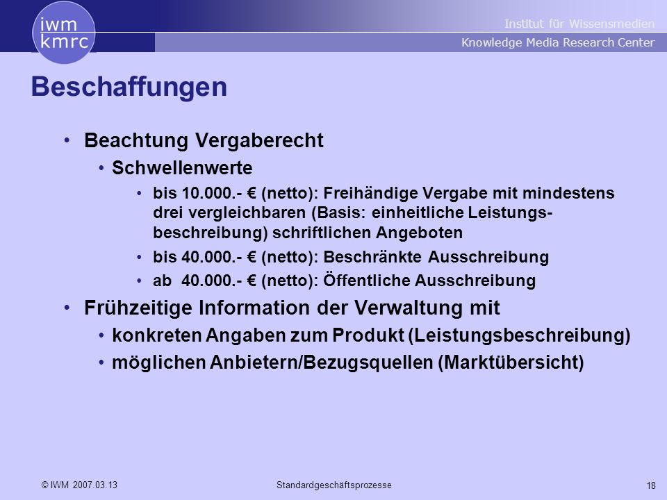 Standardgeschäftsprozesse