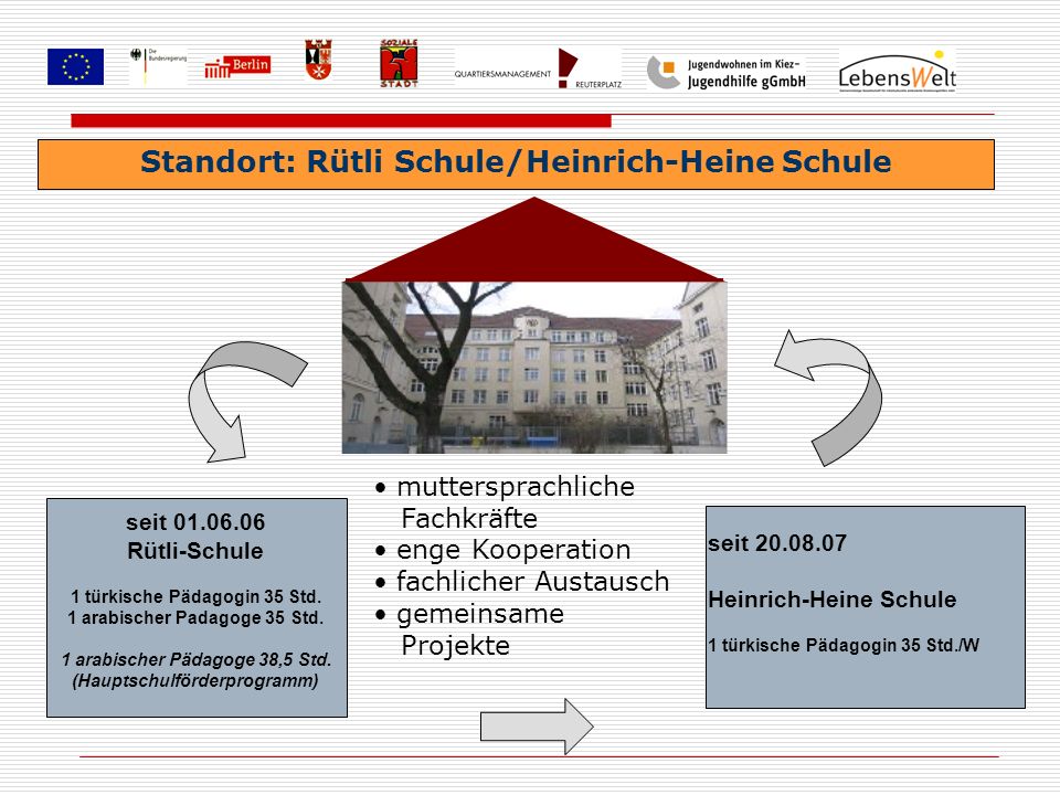 Standort: Rütli Schule/Heinrich-Heine Schule