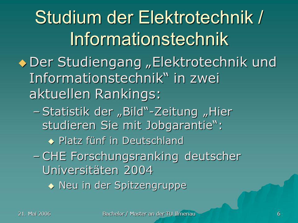 Studium der Elektrotechnik / Informationstechnik