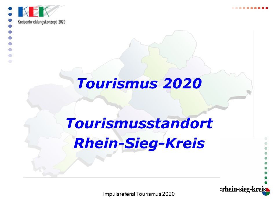 Impulsreferat Tourismus 2020