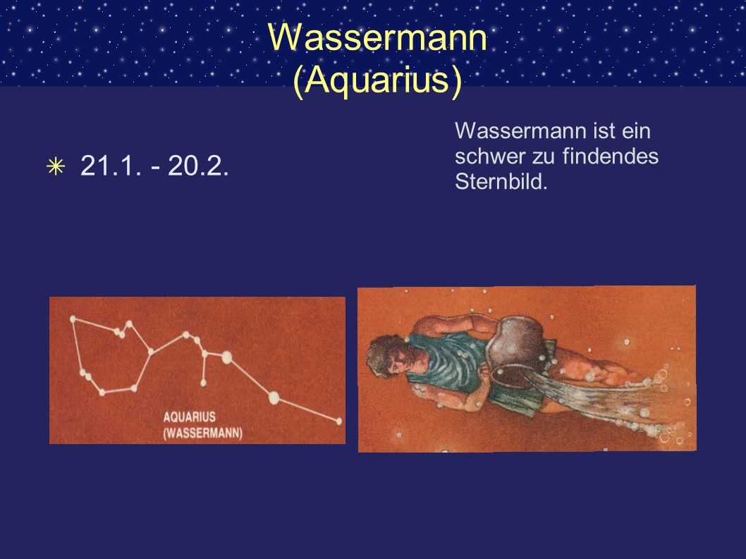 Wassermann (Aquarius)