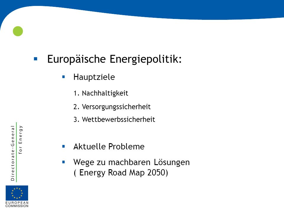 Europäische Energiepolitik: